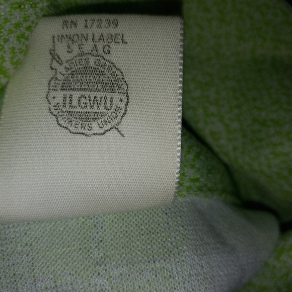 Rare NWT VINTAGE 1963/64  ILGWU BRIGHT GREEN DOUBLE KNIT PULLOVER - Picture 6 of 9